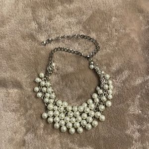 Faux Pearl Fashion Necklace